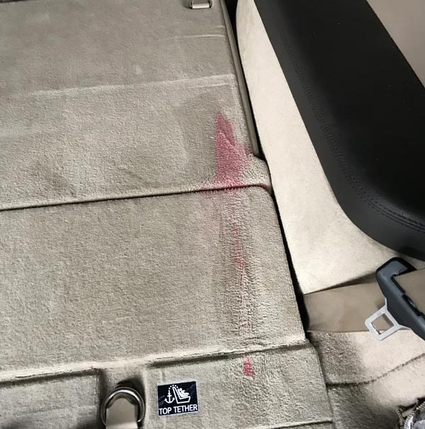 Automotive stained carpet needs cleaning!